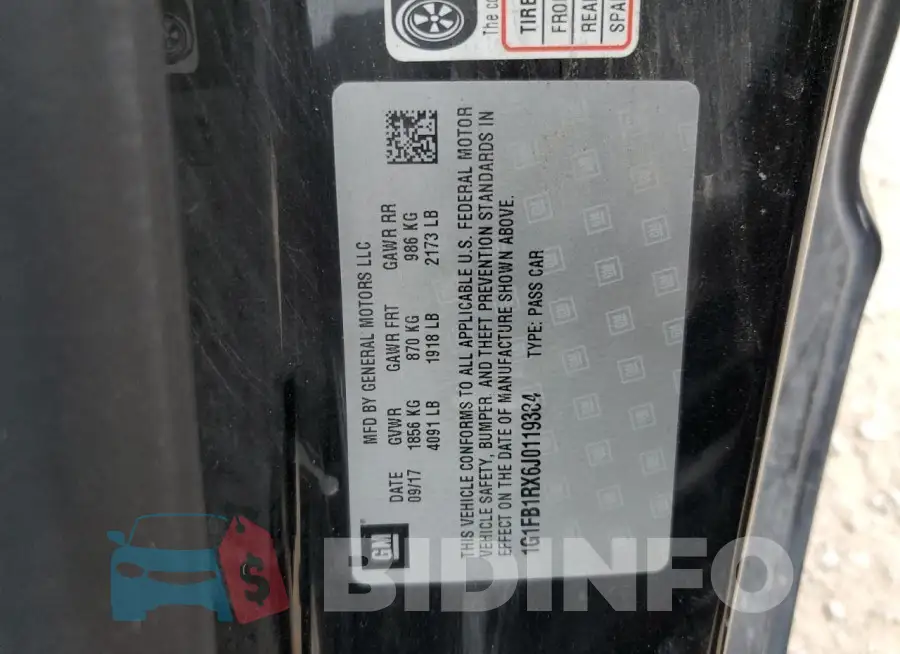 1G1FB1RX6J0119384 Photo# 12