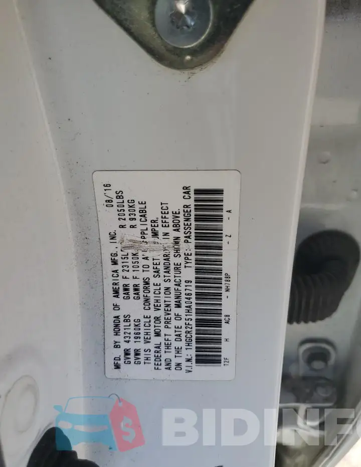 1HGCR2F51HA046719 Photo# 12