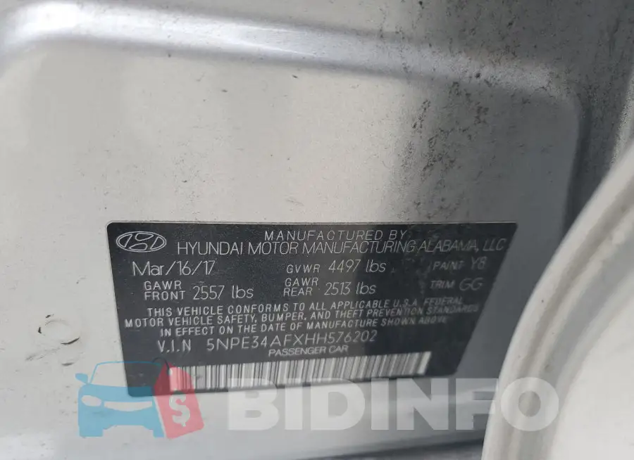 5NPE34AFXHH576202 Photo# 12