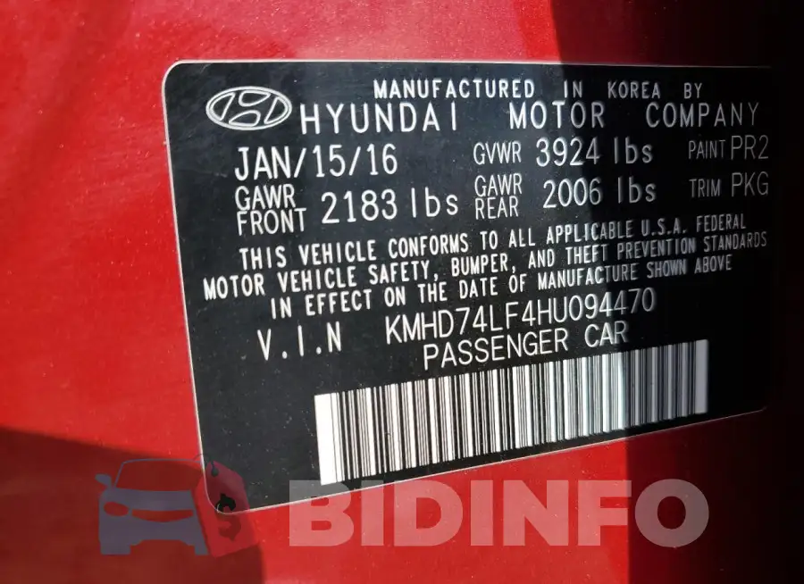 KMHD74LF4HU094470 Photo# 12