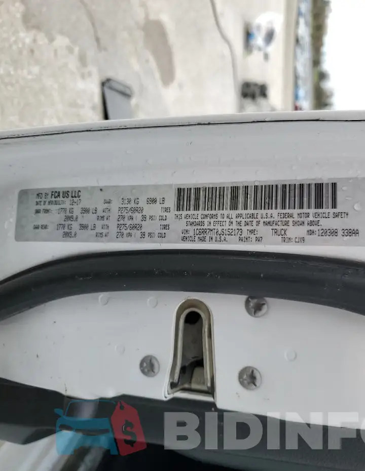 1C6RR7MT0JS152173 Photo# 12
