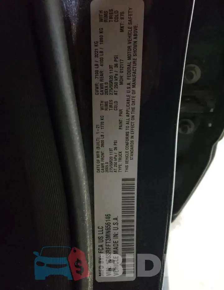 1C6SRFFT3MN656146 Photo# 13