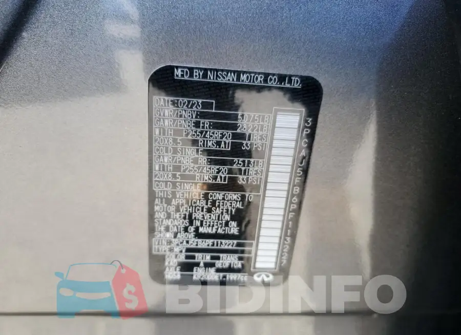 3PCAJ5FB6PF113227 Photo# 13