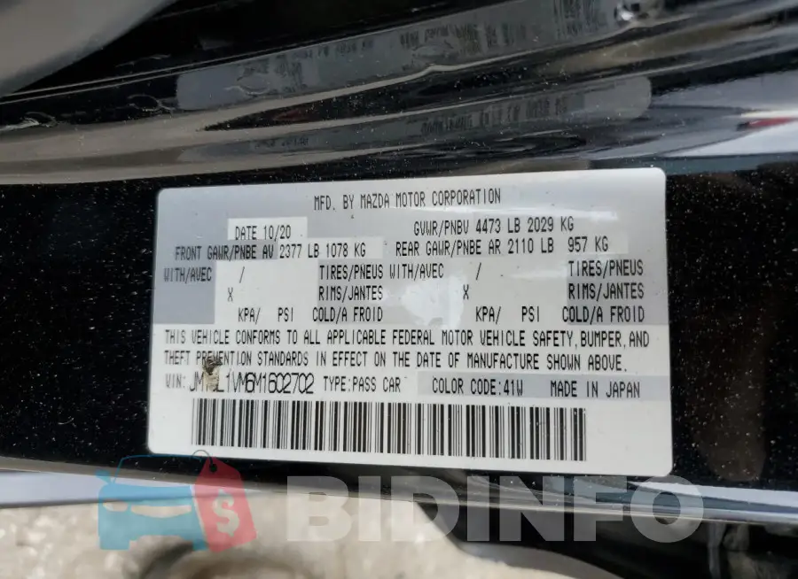 JM1GL1VM6M1602702 Photo# 12