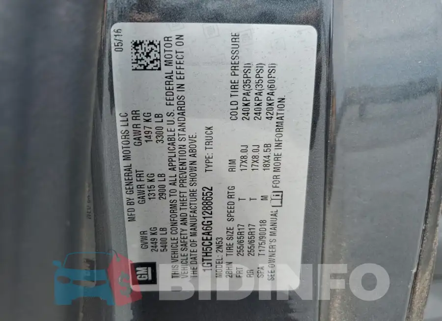 1GTH5CEA6G1288652 Photo# 12