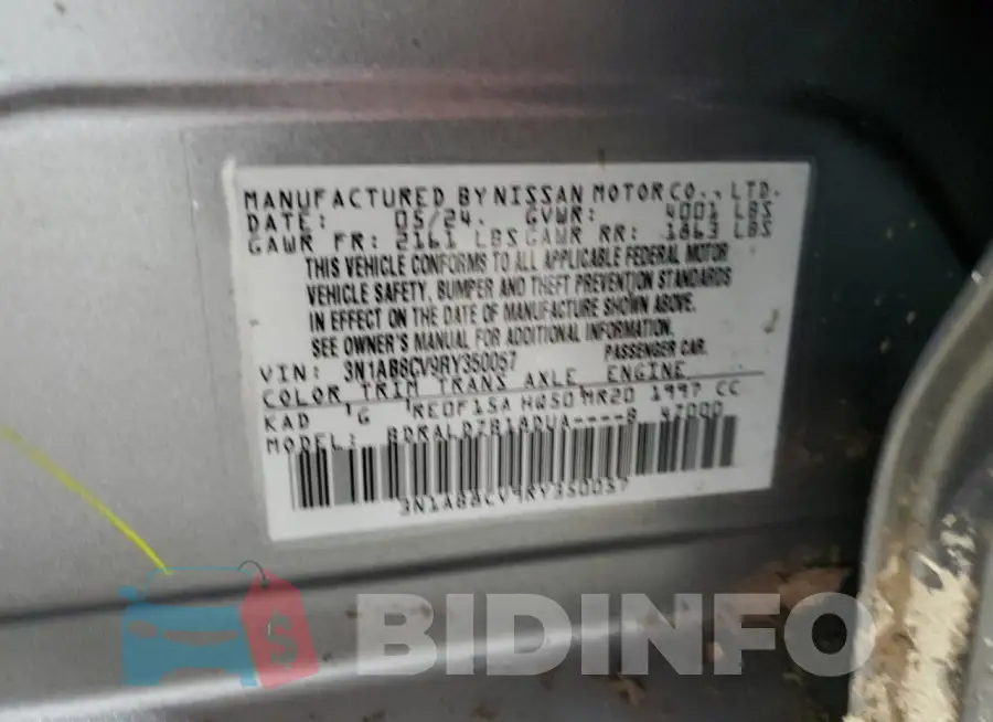 3N1AB8CV9RY350057 Photo# 13