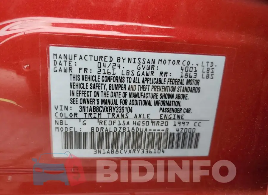 3N1AB8CVXRY336104 Photo# 12