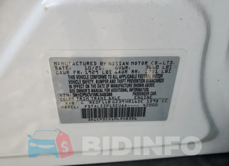 3N1CP5CV1ML548386 Photo# 12