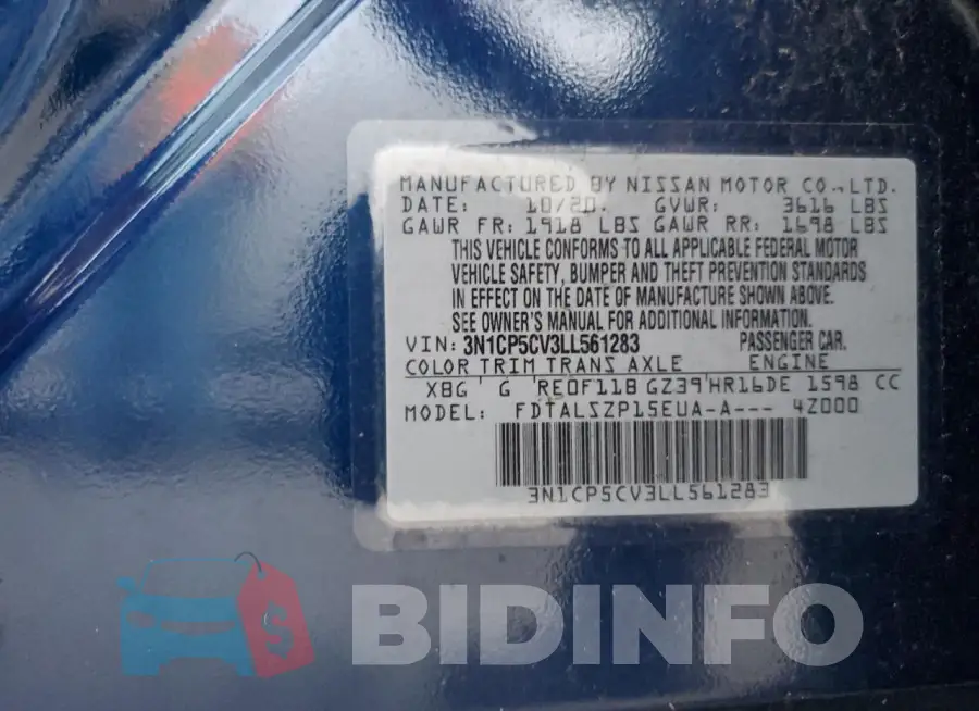 3N1CP5CV3LL561283 Photo# 12