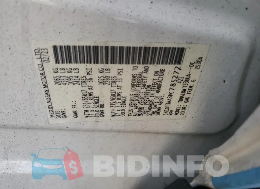 5N1BT3AA3PC785272 Photo# 13