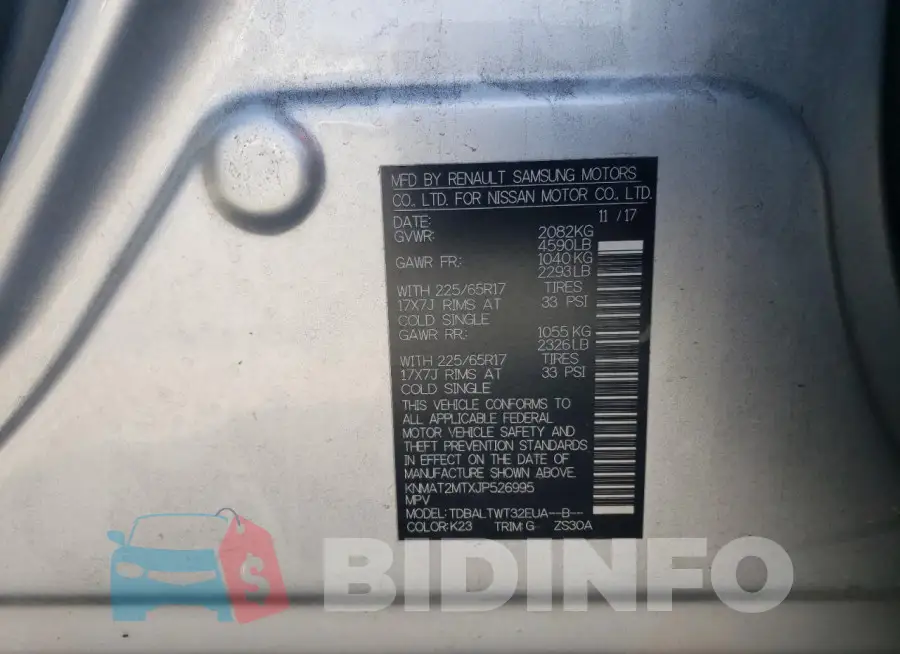KNMAT2MTXJP526995 Photo# 14