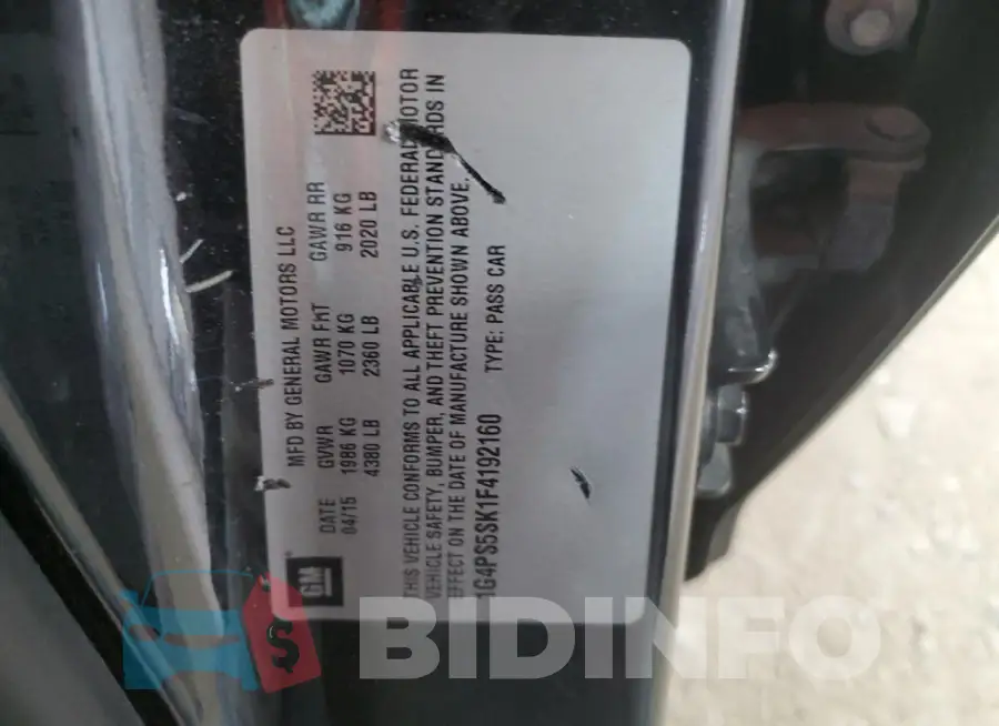 1G4PS5SK1F4192160 Photo# 12