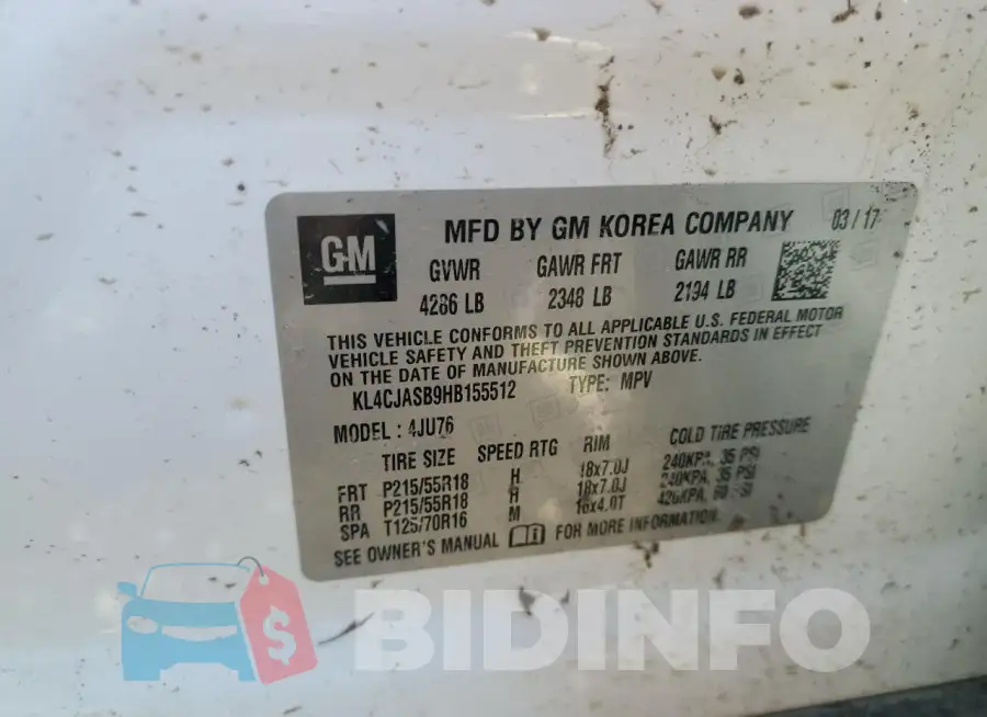 KL4CJASB9HB155512 Photo# 12