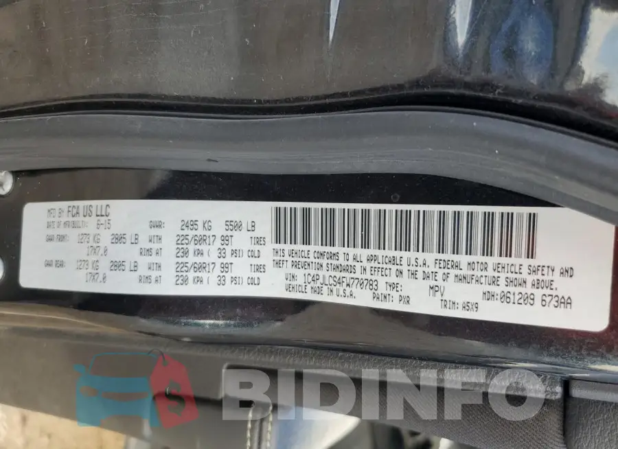 1C4PJLCS4FW770783 Photo# 13