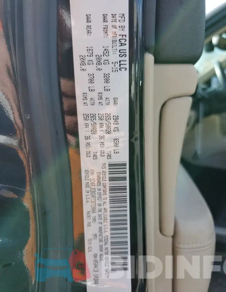 1C4RJEBG0FC872004 Photo# 13
