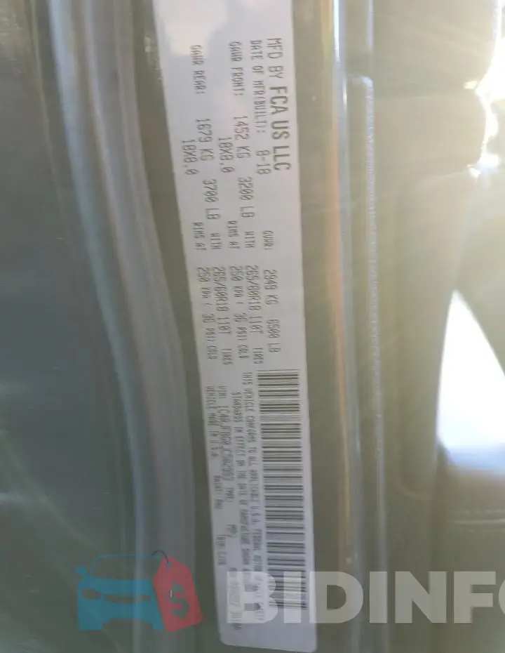 1C4RJFBG0JC502993 Photo# 13