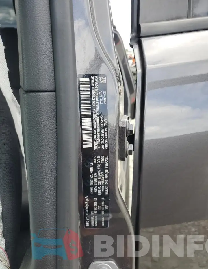 ZACCJBBB7HPE51162 Photo# 13