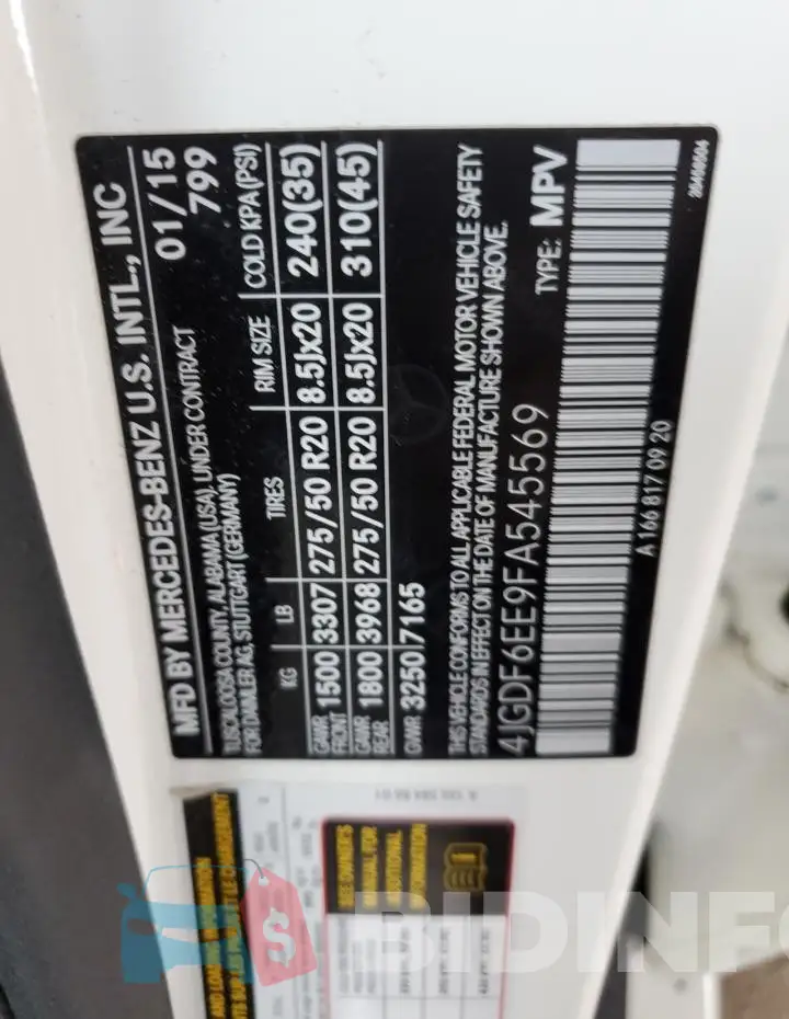 4JGDF6EE9FA545569 Photo# 13