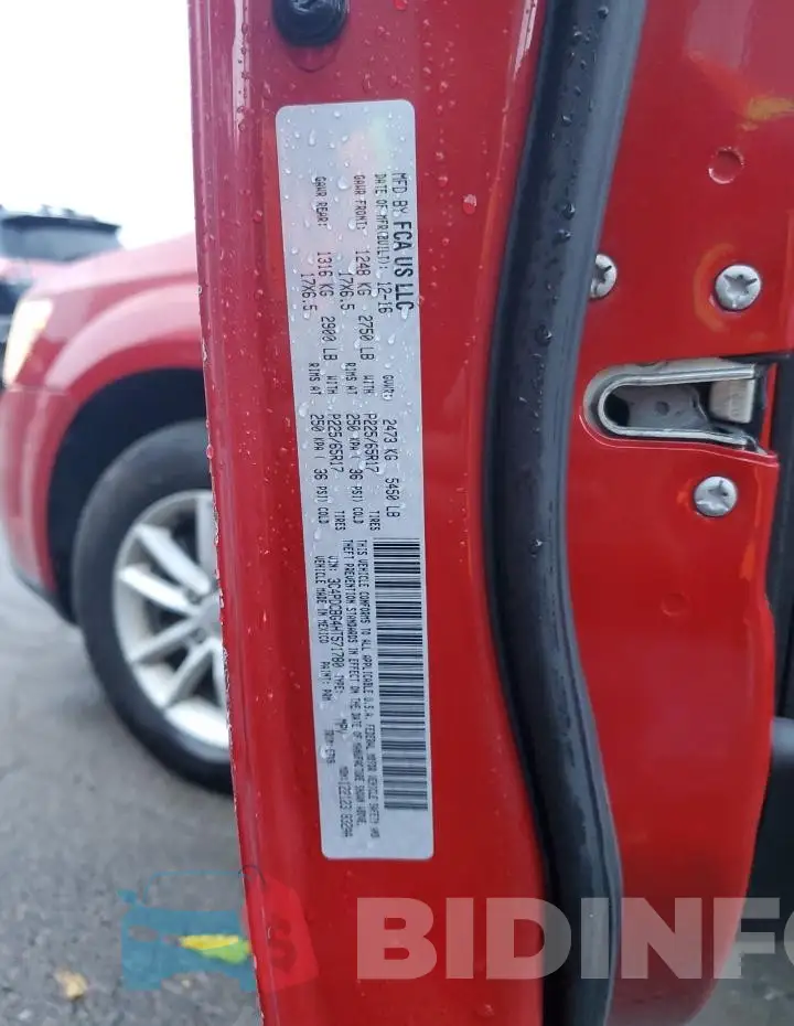 3C4PDCBG4HT571780 Photo# 13