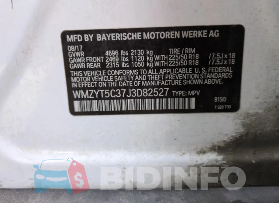 WMZYT5C37J3D82527 Photo# 12