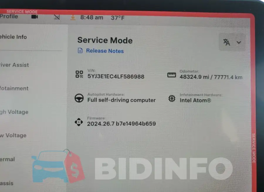 5YJ3E1EC4LF586988 Photo# 9