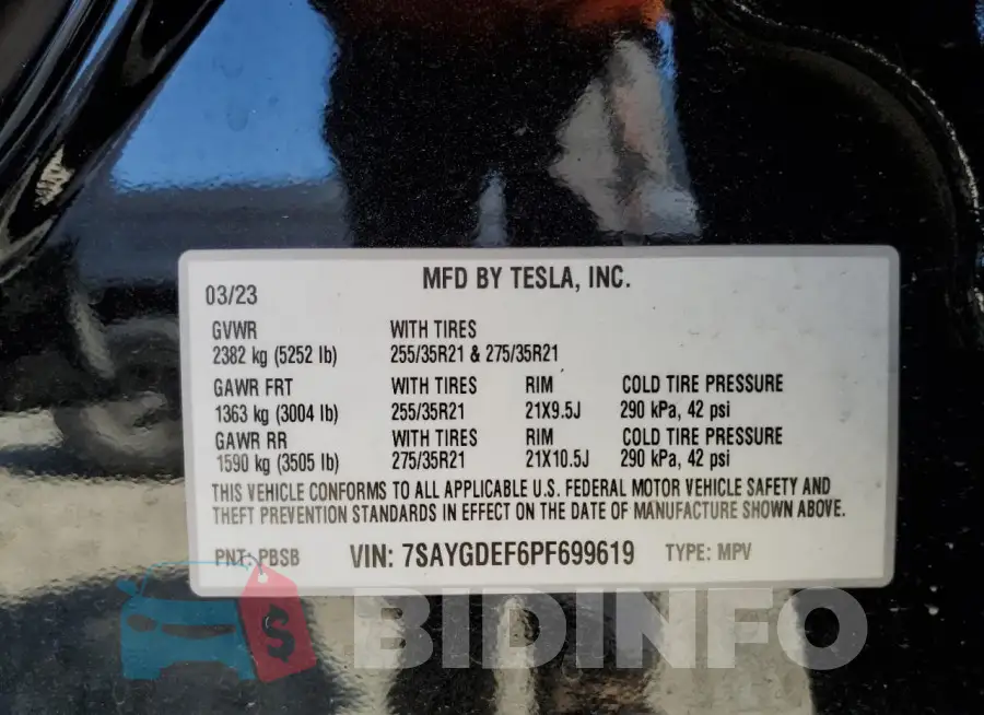 7SAYGDEF6PF699619 Photo# 14