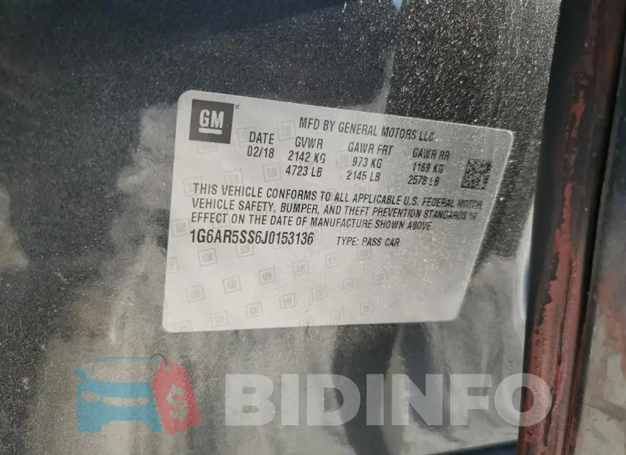 1G6AR5SS6J0153136 Photo# 13