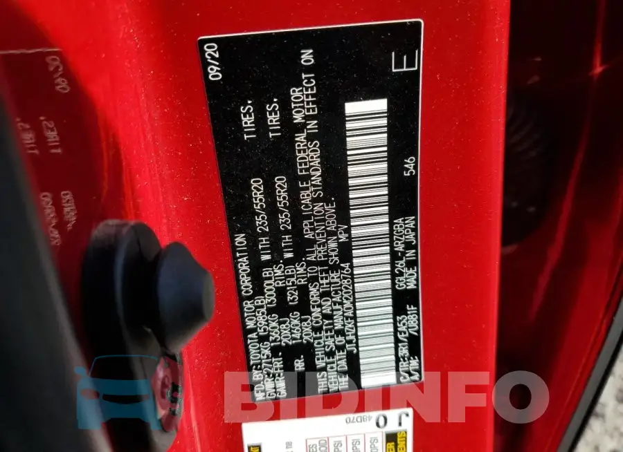 JTJHZKFA0M2028764 Photo# 13