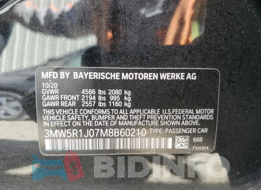 3MW5R1J07M8B60210 Photo# 12