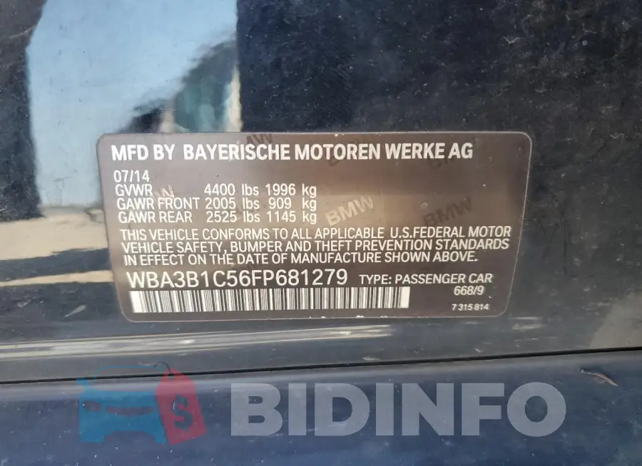 WBA3B1C56FP681279 Photo# 13