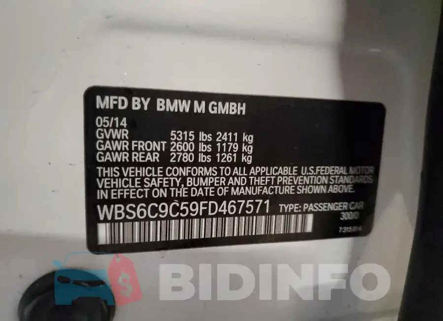 WBS6C9C59FD467571 Photo# 12