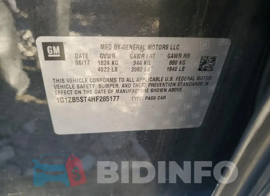 1G1ZB5ST4HF285177 Photo# 12