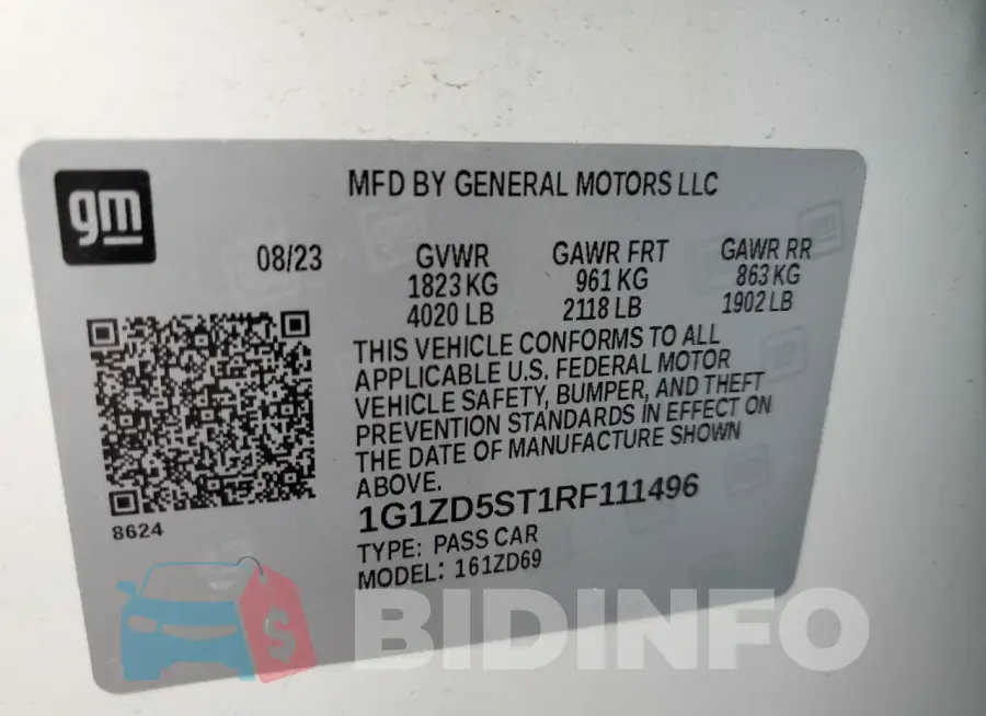 1G1ZD5ST1RF111496 Photo# 13