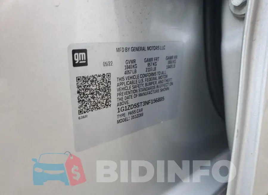 1G1ZD5ST3NF156885 Photo# 12