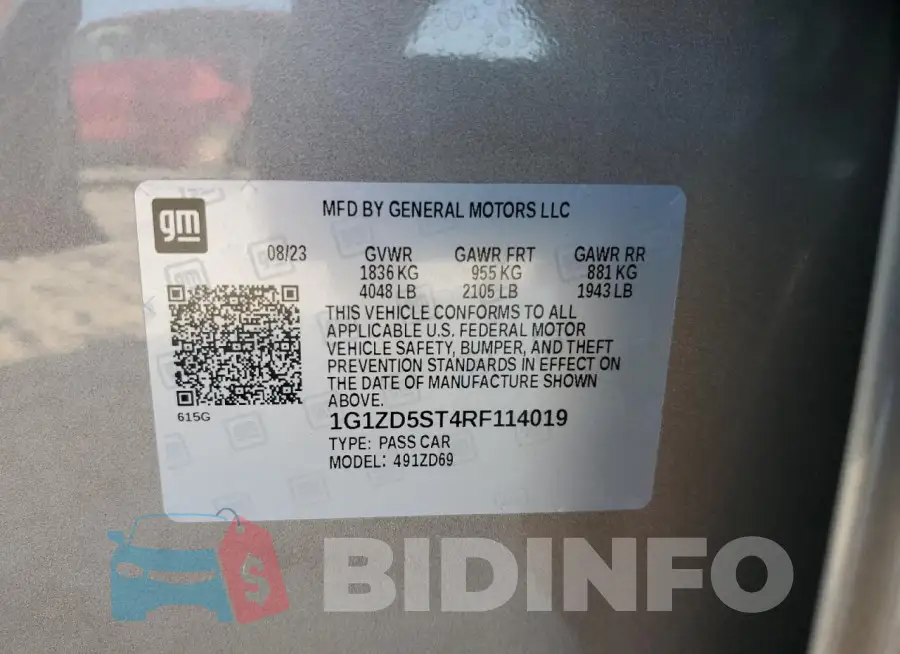 1G1ZD5ST4RF114019 Photo# 12