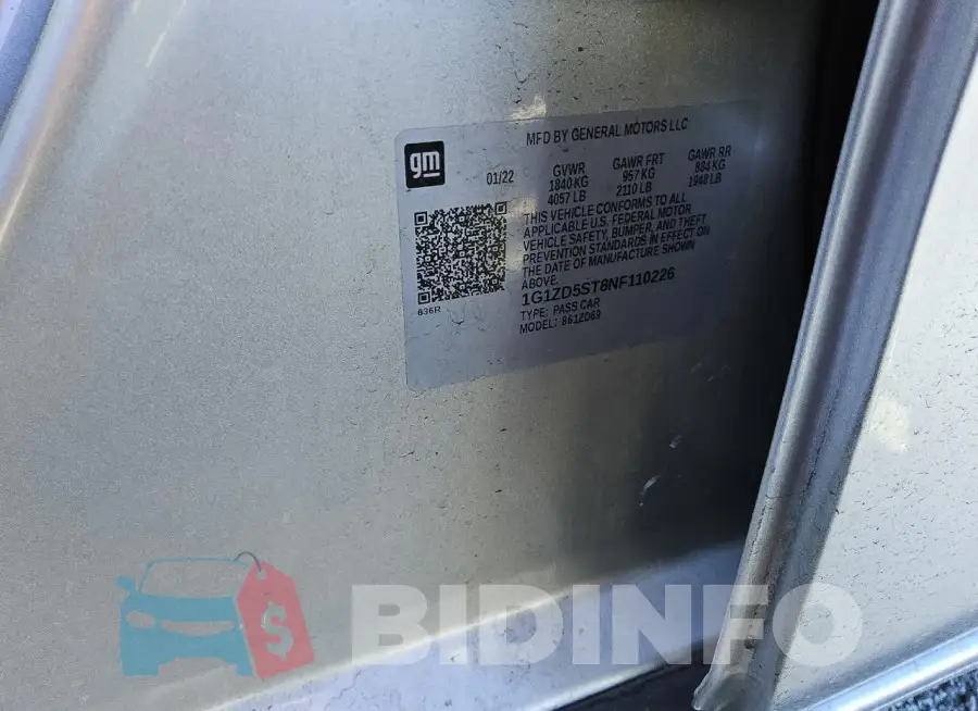 1G1ZD5ST8NF110226 Photo# 13