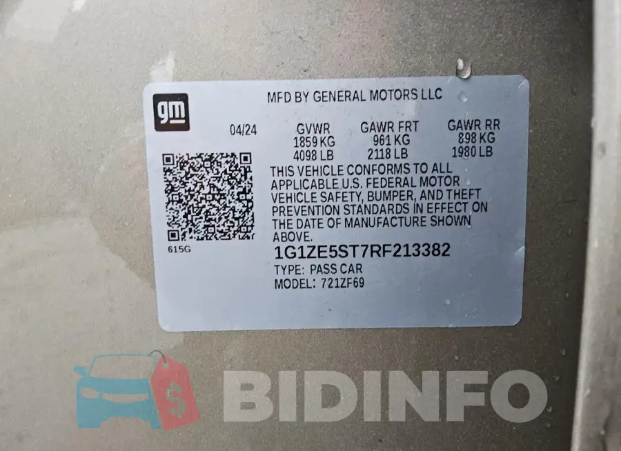 1G1ZE5ST7RF213382 Photo# 13