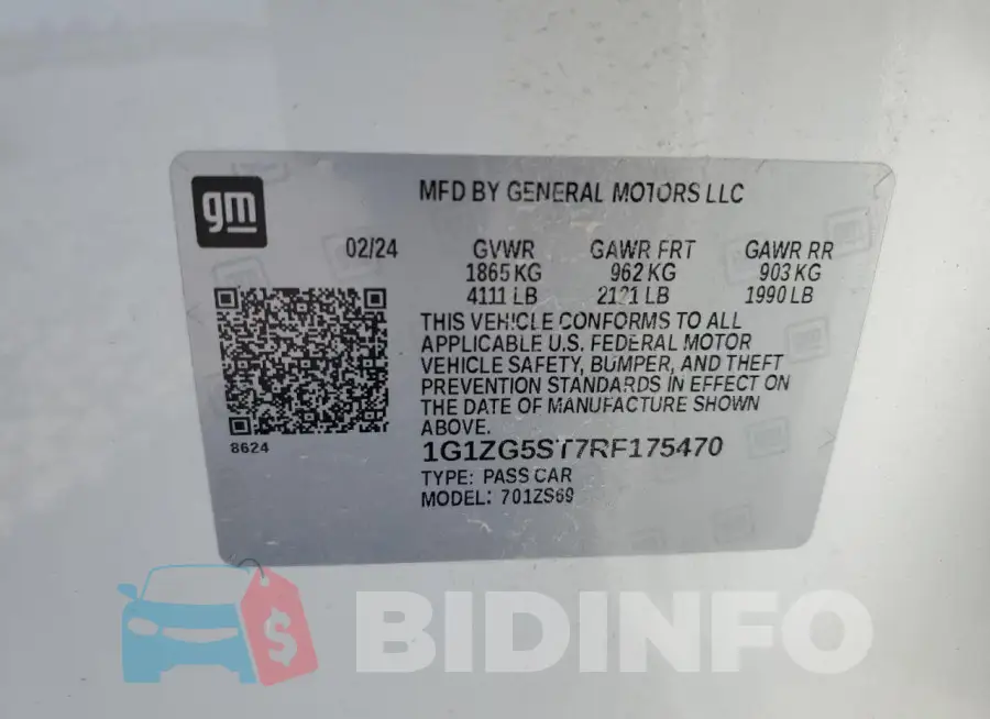 1G1ZG5ST7RF175470 Photo# 13