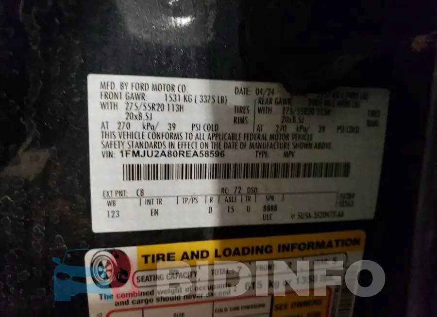 1FMJU2A80REA58596 Photo# 13