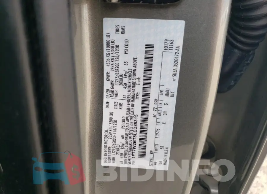 1FT7W2BT8LED85315 Photo# 12