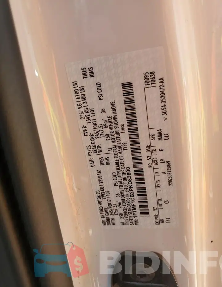 1FTMF1CB2PKD83800 Photo# 12