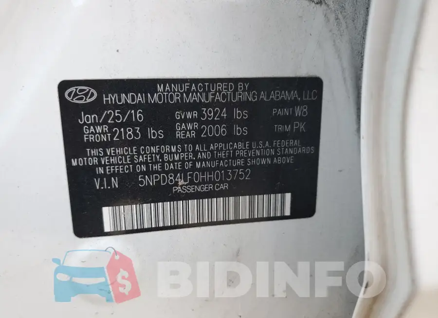 5NPD84LF0HH013752 Photo# 12