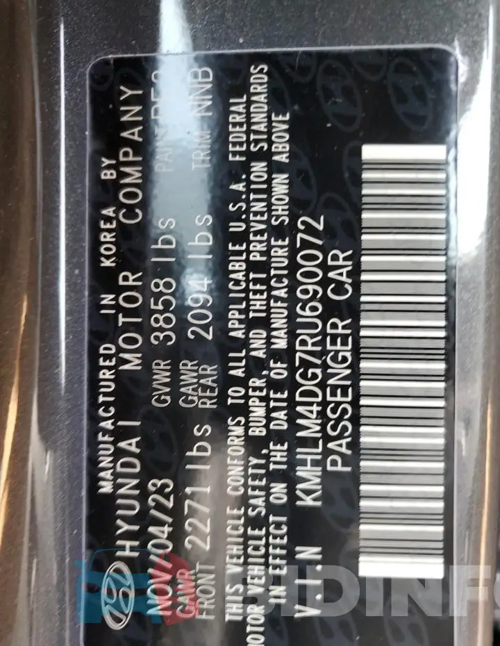 KMHLM4DG7RU690072 Photo# 12