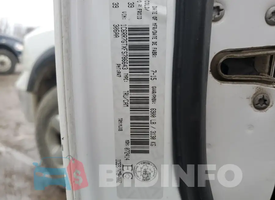 1C6RR7GTXFS786643 Photo# 12
