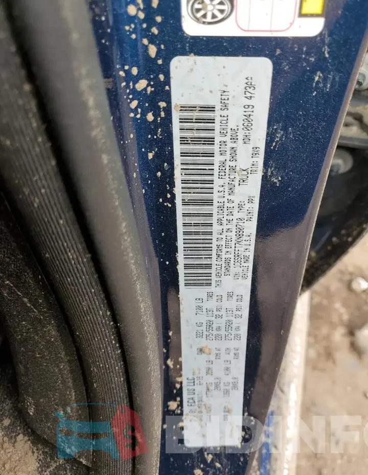 1C6SRFFT7KN890710 Photo# 12