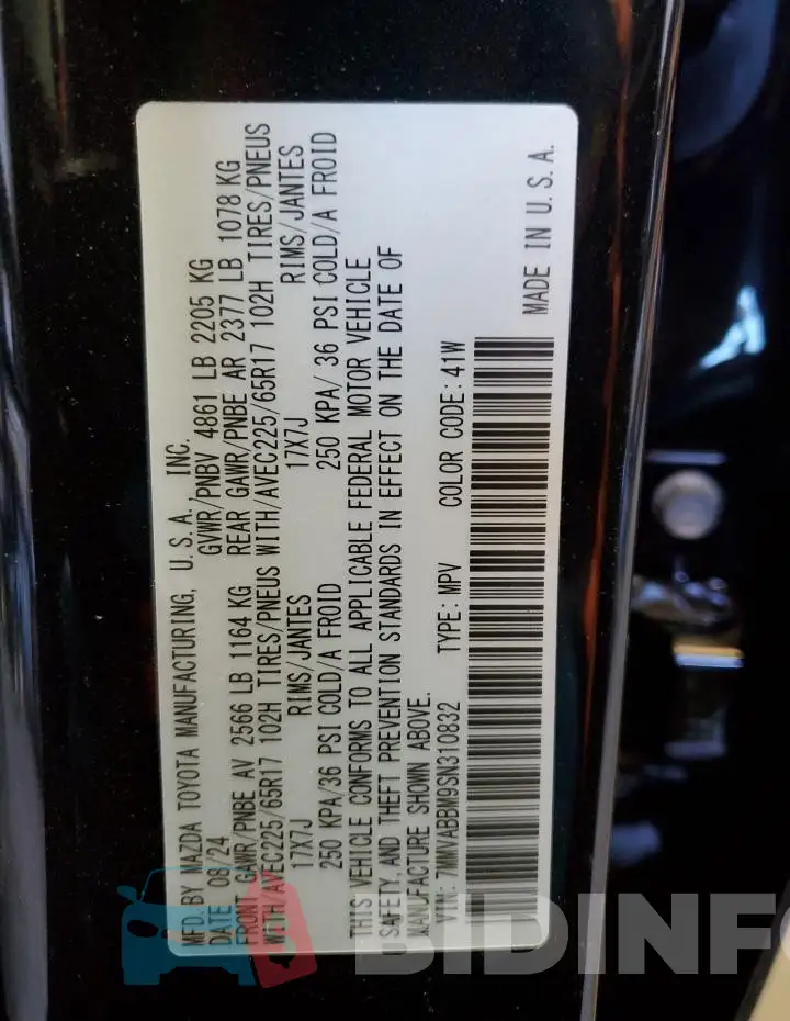 7MMVABBM9SN310832 Photo# 13