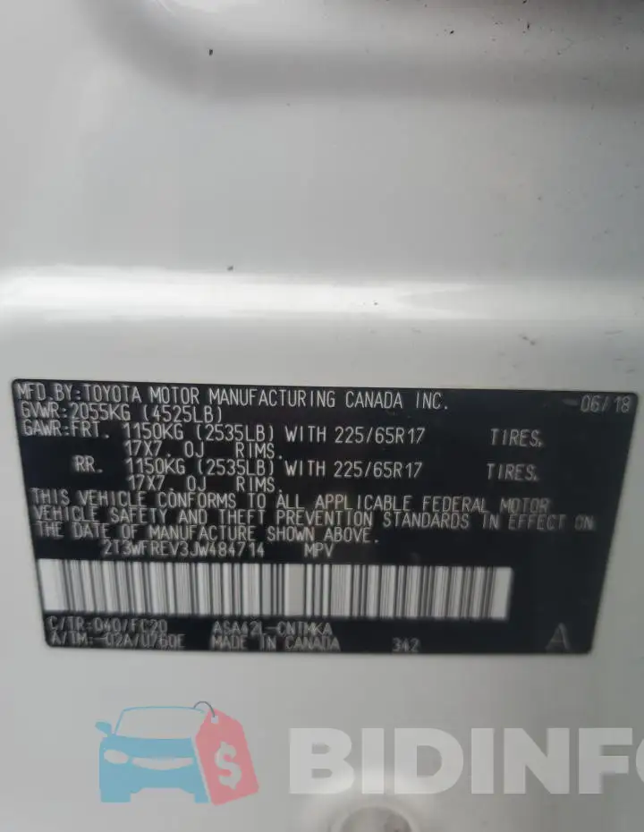 2T3WFREV3JW484714 Photo# 13