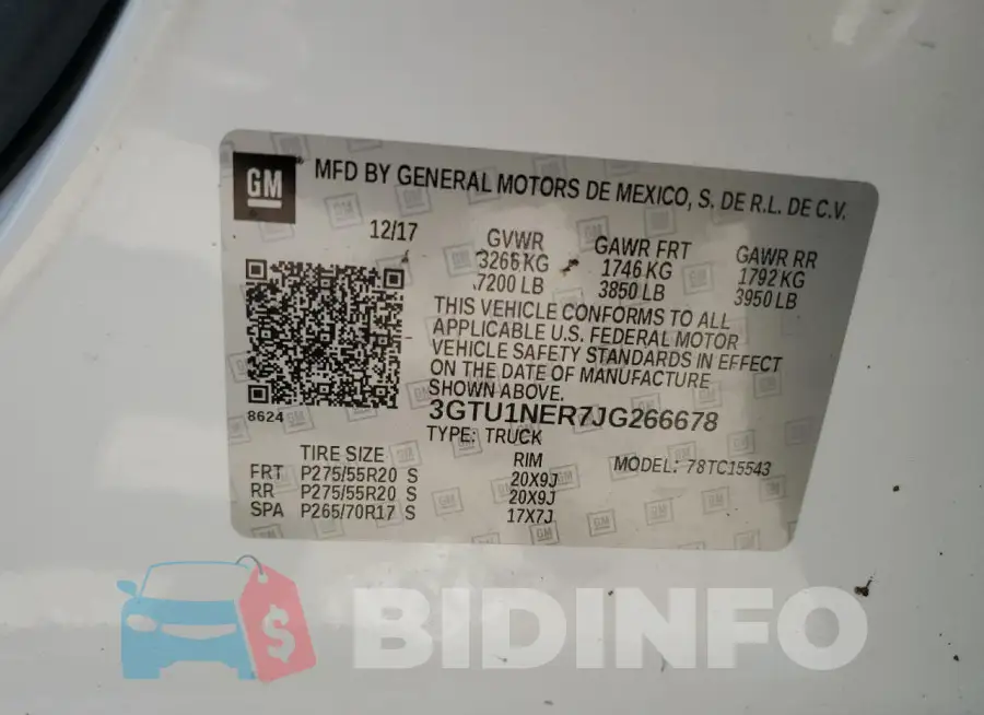 3GTU1NER7JG266678 Photo# 13