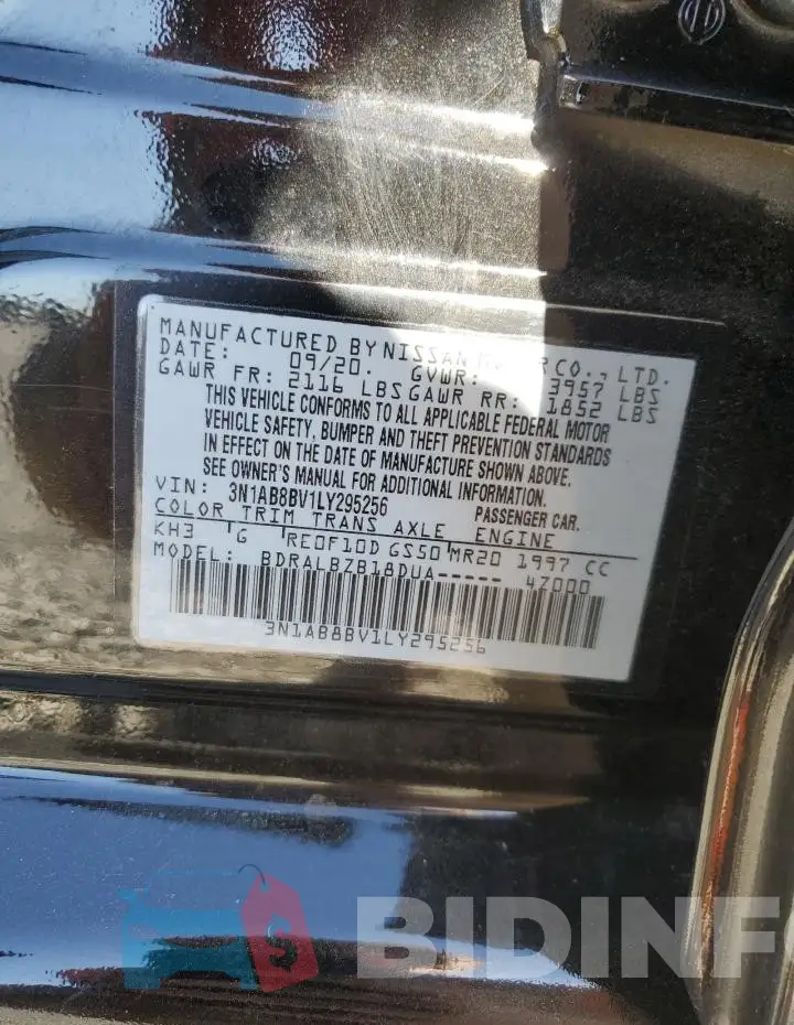 3N1AB8BV1LY295256 Photo# 12