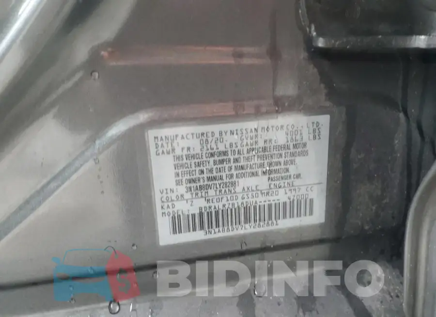 3N1AB8DV7LY282881 Photo# 12